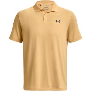 imageUnder Armour Mens Performance 30 Polo792 Mesa Yellow   Downpour Gray