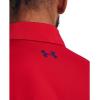 imageUnder Armour Mens Performance 20 Golf Polo890 Radio Red   Bauhaus Blue