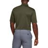 imageUnder Armour Mens Performance 20 Golf PoloGuardian Green 315Pitch Gray