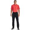 imageUnder Armour Mens Performance 20 Golf PoloRush Red 820Academy Blue