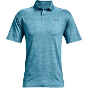 imageUnder Armour Mens Performance 20 Golf PoloBlue Flannel 597Pitch Gray