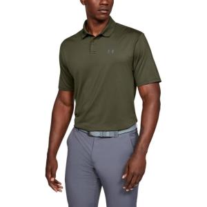 imageUnder Armour Mens Performance 20 Golf PoloGuardian Green 315Pitch Gray