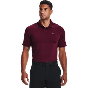 imageUnder Armour Mens Performance 20 Golf PoloMaroon 609Pitch Gray