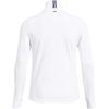 imageUnder Armour Womens Playoff 14 Zip Long Sleeve100 White   Midnight Navy