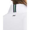 imageUnder Armour Womens Playoff 14 Zip Long Sleeve100 White   Midnight Navy
