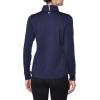imageUnder Armour Womens Playoff 14 Zip Long Sleeve410 Midnight Navy   White