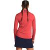 imageUnder Armour Womens Playoff 14 Zip Long Sleeve814 Red Solstice  Midnight Navy  Midnight Navy