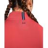 imageUnder Armour Womens Playoff 14 Zip Long Sleeve814 Red Solstice  Midnight Navy  Midnight Navy