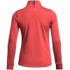 imageUnder Armour Womens Playoff 14 Zip Long Sleeve814 Red Solstice  Midnight Navy  Midnight Navy