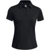 imageUnder Armour Womens Playoff Short Sleeve Polo001 Black  Black  Halo Gray