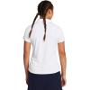 imageUnder Armour Womens Playoff Short Sleeve Polo100 White  Halo Gray  Halo Gray