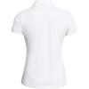 imageUnder Armour Womens Playoff Short Sleeve Polo100 White  Halo Gray  Halo Gray