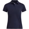 imageUnder Armour Womens Playoff Short Sleeve Polo410 Midnight Navy  Midnight Navy  Halo Gray