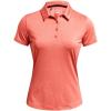 imageUnder Armour Womens Playoff Short Sleeve Polo814 Red Solstice  Coho  Midnight Navy