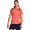 imageUnder Armour Womens Playoff Short Sleeve Polo814 Red Solstice  Coho  Midnight Navy