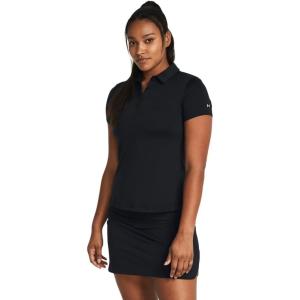 imageUnder Armour Womens Playoff Short Sleeve Polo001 Black  Black  Halo Gray