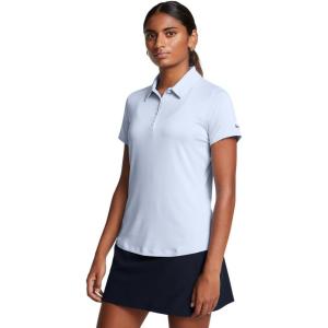imageUnder Armour Womens Playoff Short Sleeve Polo464 Nimbus Blue   Midnight Navy