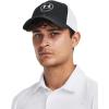 imageUnder Armour Mens Isochill Driver Mesh Adjustable Hat003 Black  Black  White