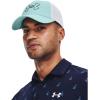 imageUnder Armour Mens Isochill Driver Mesh Adjustable Hat421 Blue Foam   Black