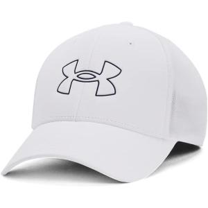 imageUnder Armour Mens Isochill Driver Mesh Adjustable Hat104 White   Midnight Navy