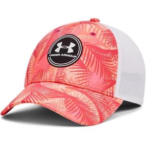 imageUnder Armour Mens Isochill Driver Mesh Adjustable Hat164 Playful Peach   White