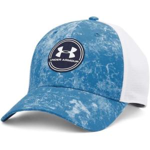 imageUnder Armour Mens Isochill Driver Mesh Adjustable Hat406 Photon Blue   White