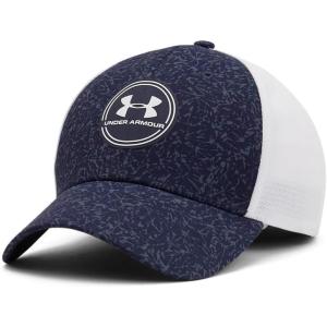 imageUnder Armour Mens Isochill Driver Mesh Adjustable Hat411 Midnight Navy   White