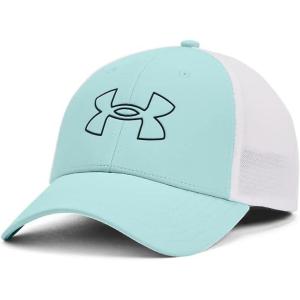 imageUnder Armour Mens Isochill Driver Mesh Adjustable Hat421 Blue Foam   Black