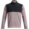 imageUnder Armour Mens Drive Storm SweaterFleece Half Zip015 Tetra Gray  Gray Matter  White