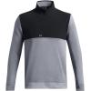 imageUnder Armour Mens Drive Storm SweaterFleece Half Zip035 Steel  Mod Gray  White