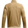 imageUnder Armour Mens Drive Storm SweaterFleece Half Zip263 Camel  Sandstorm  White