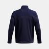 imageUnder Armour Mens Drive Storm SweaterFleece Half Zip410 Midnight Navy  Downpour Gray  White