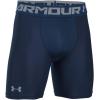 imageUnder Armour Mens HeatGear Armour 20 6inch Compression ShortsMidnight Navy Steel