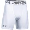 imageUnder Armour Mens HeatGear Armour 20 6inch Compression ShortsWhite Graphite