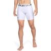 imageUnder Armour Mens HeatGear Armour 20 6inch Compression ShortsWhite Graphite