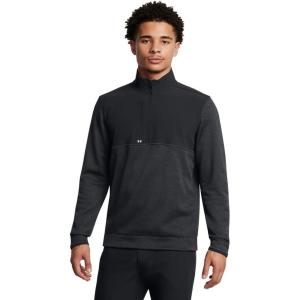 imageUnder Armour Mens Drive Storm SweaterFleece Half Zip001 Black  Anthracite  White