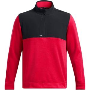 imageUnder Armour Mens Drive Storm SweaterFleece Half Zip600 Red  Black  White