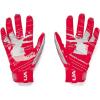 imageUnder Armour Boys Pee Wee F8 Football GlovesRed 600Metallic Silver