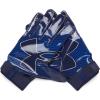 imageUnder Armour Mens F9 Nitro Football Gloves410 Midnight Navy  Cobalt Legacy  Metallic Silver