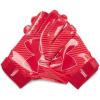 imageUnder Armour Mens F9 Nitro Football Gloves600 Red  Beta  Metallic Silver
