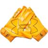 imageUnder Armour Mens F9 Nitro Football Gloves750 Steeltown Gold  Taxi  Black