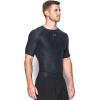 imageUnder Armour Mens Heatgear Armour Printed Short Sleeve Compression ShirtBlack Steel