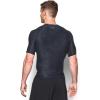 imageUnder Armour Mens Heatgear Armour Printed Short Sleeve Compression ShirtBlack Steel