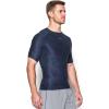 imageUnder Armour Mens Heatgear Armour Printed Short Sleeve Compression ShirtMidnight Navy Steel
