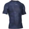 imageUnder Armour Mens Heatgear Armour Printed Short Sleeve Compression ShirtMidnight Navy Steel