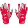 imageUnder Armour Boys Pee Wee F8 Football GlovesRed 600Metallic Silver
