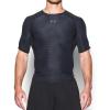 imageUnder Armour Mens Heatgear Armour Printed Short Sleeve Compression ShirtBlack Steel