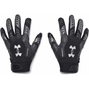 imageUnder Armour Mens F9 Nitro Football Gloves001 Black  Castlerock  Metallic Silver