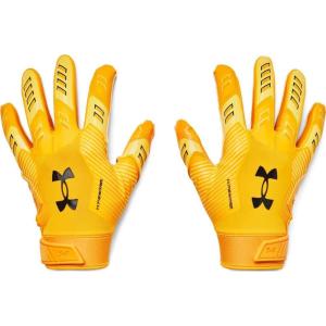 imageUnder Armour Mens F9 Nitro Football Gloves750 Steeltown Gold  Taxi  Black