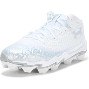 imageUnder Armour Mens Spotlight Hammer Rm Sneaker100 WhiteMetallic SilverMetallic Silver